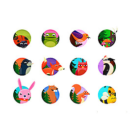 位圖 插畫 時尚插畫 動物插畫 藝術(shù)效果 免費素材