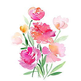 位圖 植物 寫(xiě)意花卉 花朵 免費(fèi)素材