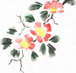 位圖 植物 寫意花卉 花朵 免費(fèi)素材