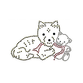 燙鉆 動物 狗 免費素材