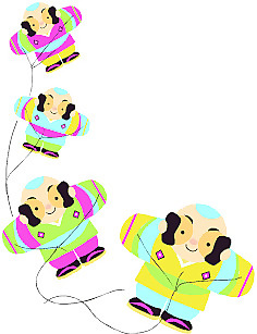 農(nóng)歷新年春節(jié)風箏矢量圖34