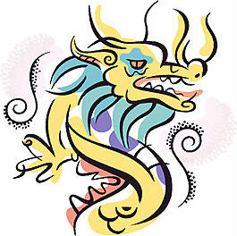 農(nóng)歷新年春節(jié)龍矢量圖20