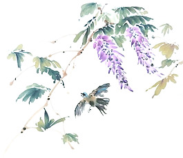 位圖 植物 寫意花卉 花朵 免費素材
