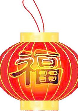 春節(jié)大紅燈籠矢量圖
