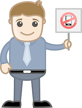 卡通人物的移動電話業務不允許