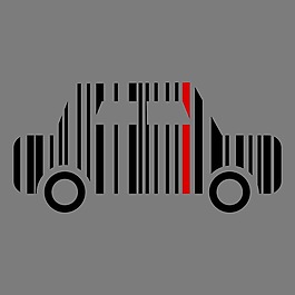 印花矢量圖 T恤圖案 交通工具 汽車(chē) 條碼 免費(fèi)素材