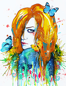 位圖 插畫 時尚插畫 人物插畫 插畫師 免費素材