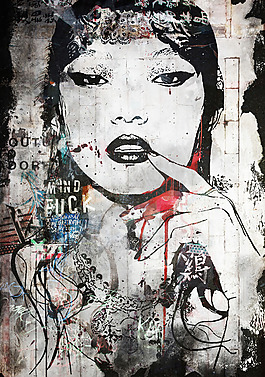 位圖 插畫 時尚插畫 人物插畫 插畫師 免費(fèi)素材