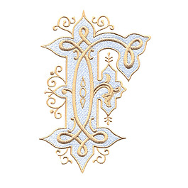 繡花 花紋 植物花紋 文字 免費(fèi)素材