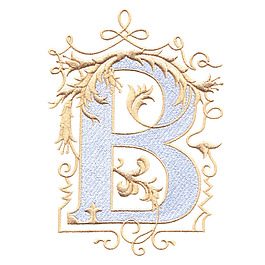 繡花 花紋 植物花紋 文字 免費(fèi)素材