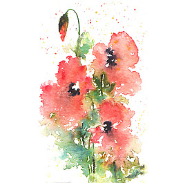 位圖 植物 寫意花卉 花朵 免費(fèi)素材