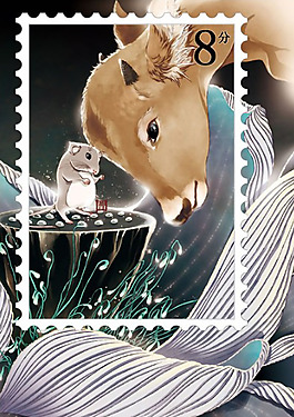 位圖 插畫 時尚插畫 動物插畫 藝術效果 免費素材