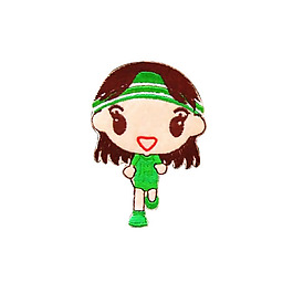 貼布 人物 女孩 免費素材