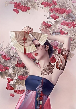 位圖 插畫 時尚插畫 人物插畫 藝術(shù)效果 免費素材
