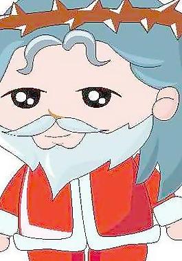 韓國圣誕老人卡通系列AI矢量圖005