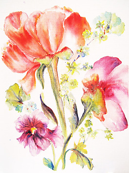位圖 植物 寫(xiě)意花卉 花朵 免費(fèi)素材