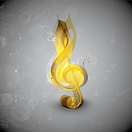 抽象的音符