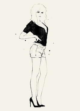 位圖 插畫 時(shí)尚插畫 人物插畫 藝術(shù)效果 免費(fèi)素材