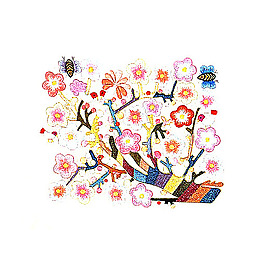 繡花 植物 花朵 免費(fèi)素材