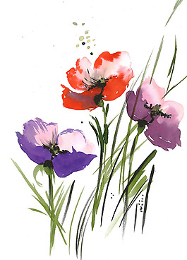 位圖 植物 寫(xiě)意花卉 花朵 免費(fèi)素材