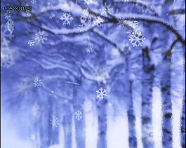 唯美雪景高清視頻素材