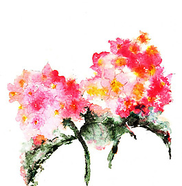 位圖 植物 寫意花卉 花朵 免費(fèi)素材