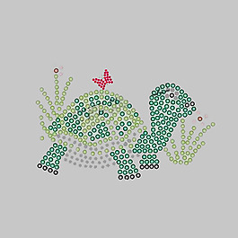 燙鉆 動物 烏龜 免費素材
