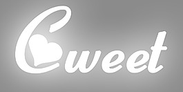 Sweet艺术字