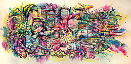 位圖 插畫 時(shí)尚插畫 插畫師 Pat 免費(fèi)素材