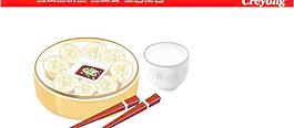 韓國經(jīng)典情人節(jié)美食矢量圖庫