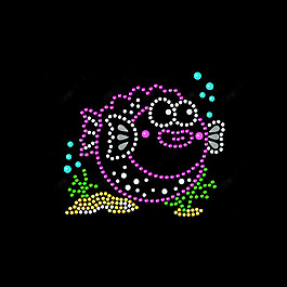 燙鉆 可愛卡通 卡通動(dòng)物 海洋動(dòng)物 魚 免費(fèi)素材