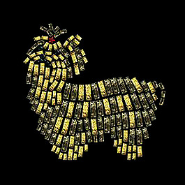 燙鉆 動物 狗 免費素材