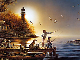 位圖 插畫 時尚插畫 風(fēng)景插畫 人物插畫 免費素材