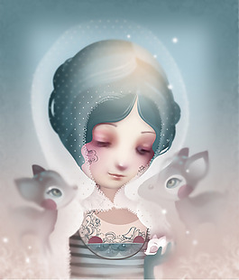 位圖 插畫 時尚插畫 人物插畫 插畫師 免費(fèi)素材