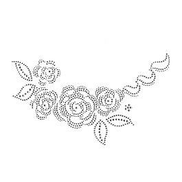 燙鉆 領(lǐng)邊 植物 花朵 免費(fèi)素材