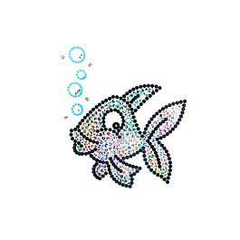 燙鉆 海洋動物 魚 免費素材