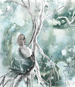 位圖 插畫 時(shí)尚插畫 植物插畫 人物插畫 免費(fèi)素材
