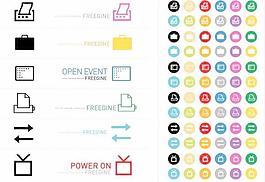 韓國網站用矢量圖標套系55