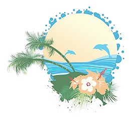 熱帶的插圖