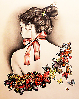 位圖 插畫 時尚插畫 人物插畫 插畫師 免費素材