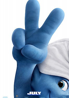 位圖 主題 2013電影海報 The Smurfs 免費(fèi)素材