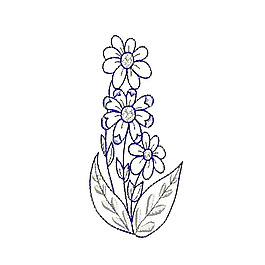 繡花 植物 花朵 免費素材