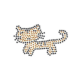 燙鉆 動物 貓 免費素材