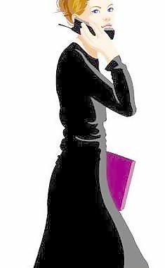 韓國商務(wù)女人矢量圖105