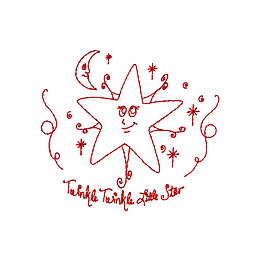 繡花 節(jié)日元素 圣誕節(jié) 星星 月亮 免費(fèi)素材