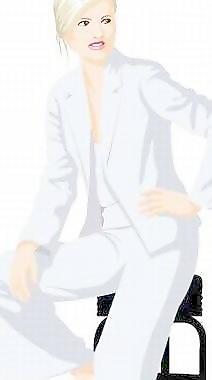 韓國(guó)時(shí)尚女性矢量圖56