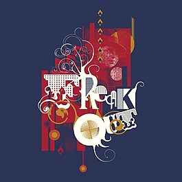 印花矢量圖 T恤圖案 圖文結(jié)合 花紋 抽象花紋 免費(fèi)素材