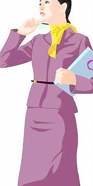 韓國商務(wù)女士矢量圖17