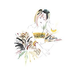 位圖 插畫 時尚插畫 人物插畫 藝術(shù)效果 免費素材