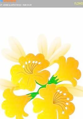 花卉韓國矢量圖004